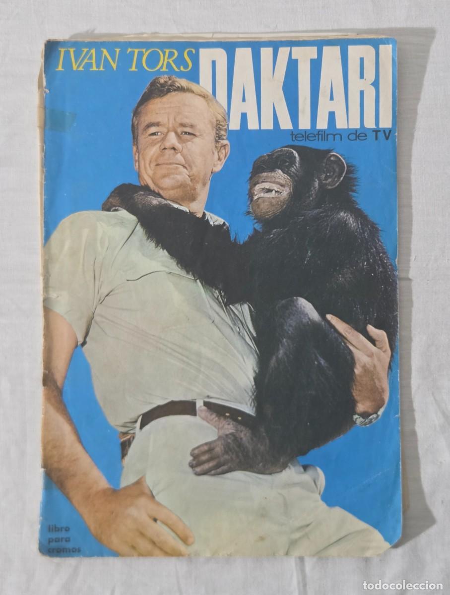 Coleccionismo &Aacute;lbum: Album de cromos Ivan Tors Daktari telefilm de TV, completo