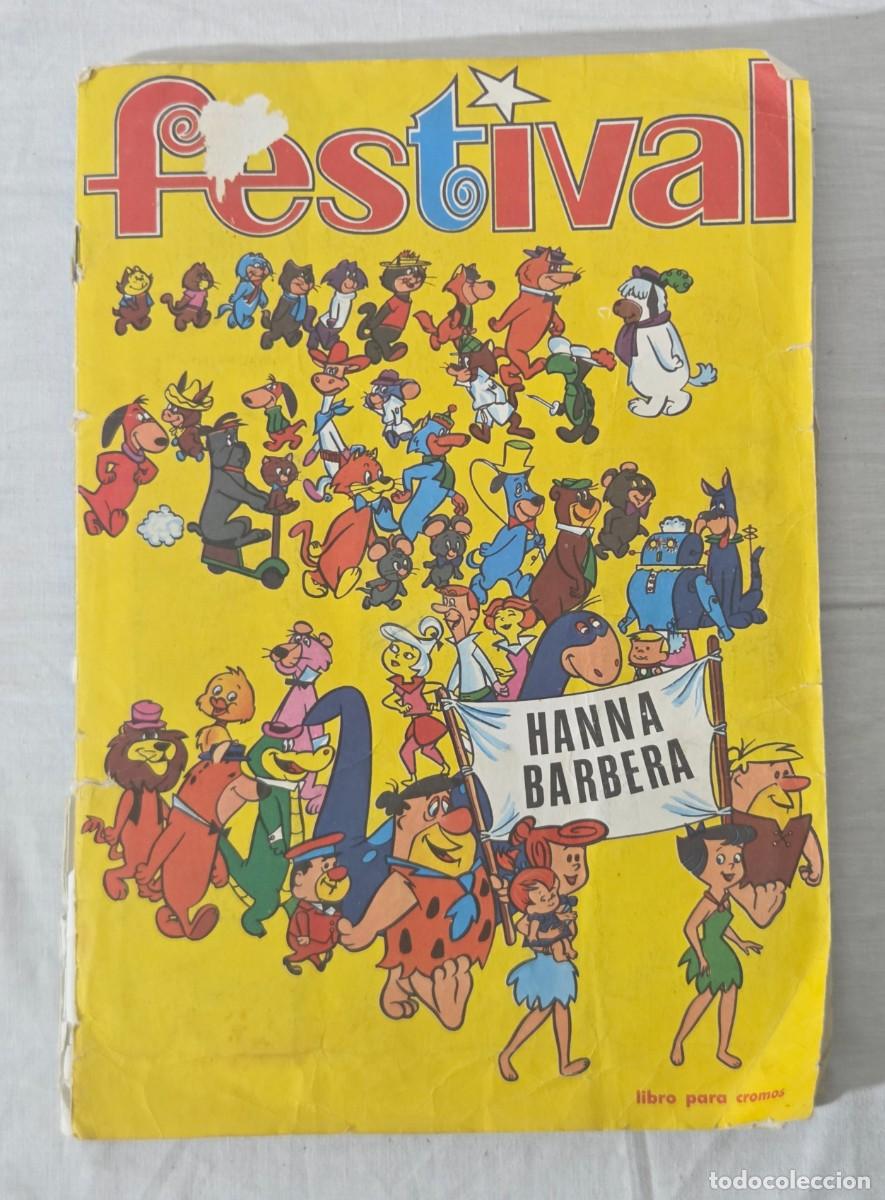 Coleccionismo &Aacute;lbum: Album de cromos Festival Hanna Barbera, completo