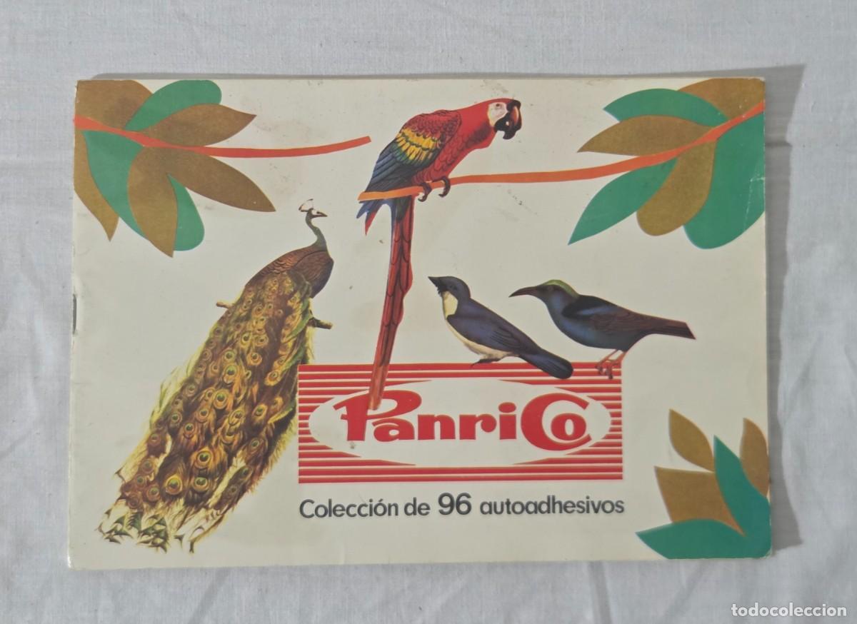 Coleccionismo &Aacute;lbum: Album de cromos de pajaros panrico, cromos autoadhesivos, completo