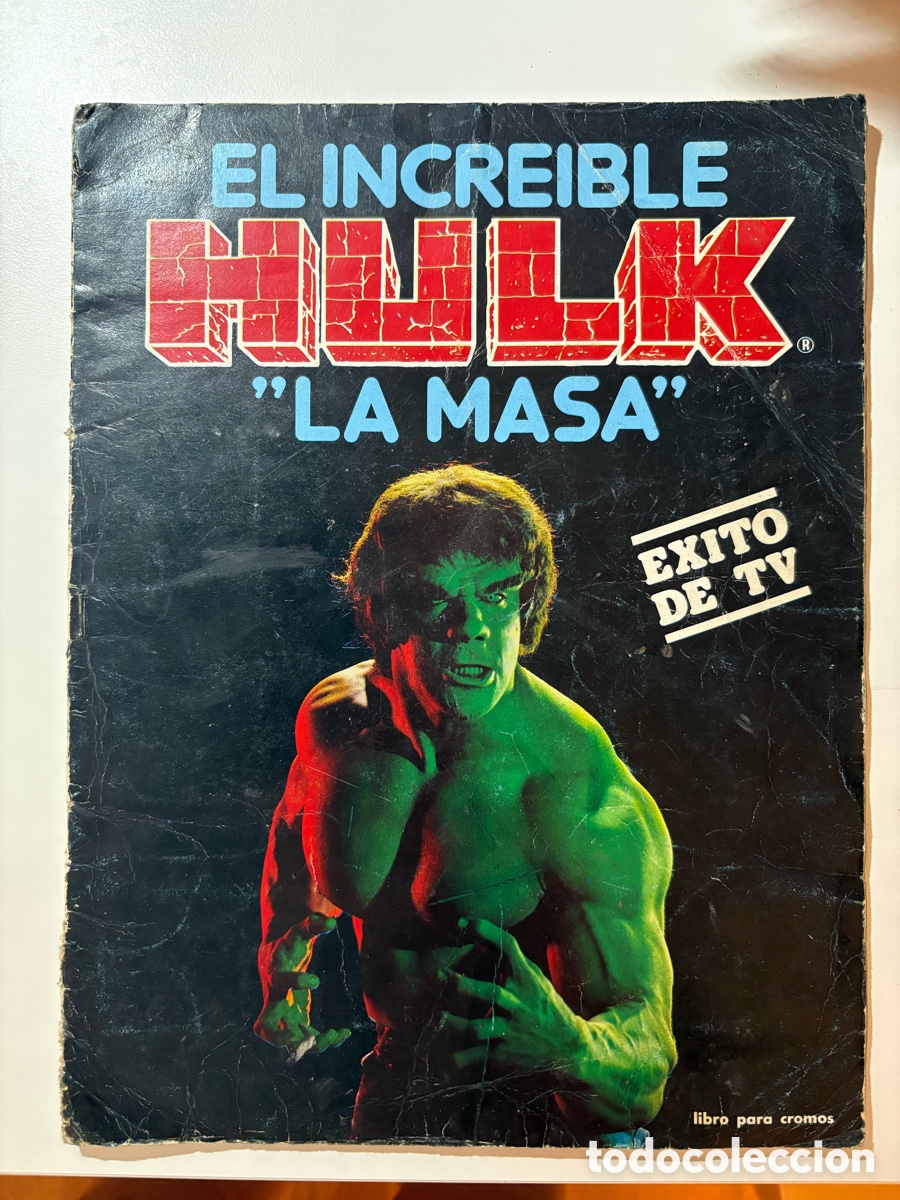 Coleccionismo &Aacute;lbum: lbum Completo El Incre&iacute;ble Hulk &rdquo;La Masa&rdquo; - Editorial Fher (1981) - &iexcl;P&oacute;ster Central Marvel Intacto!