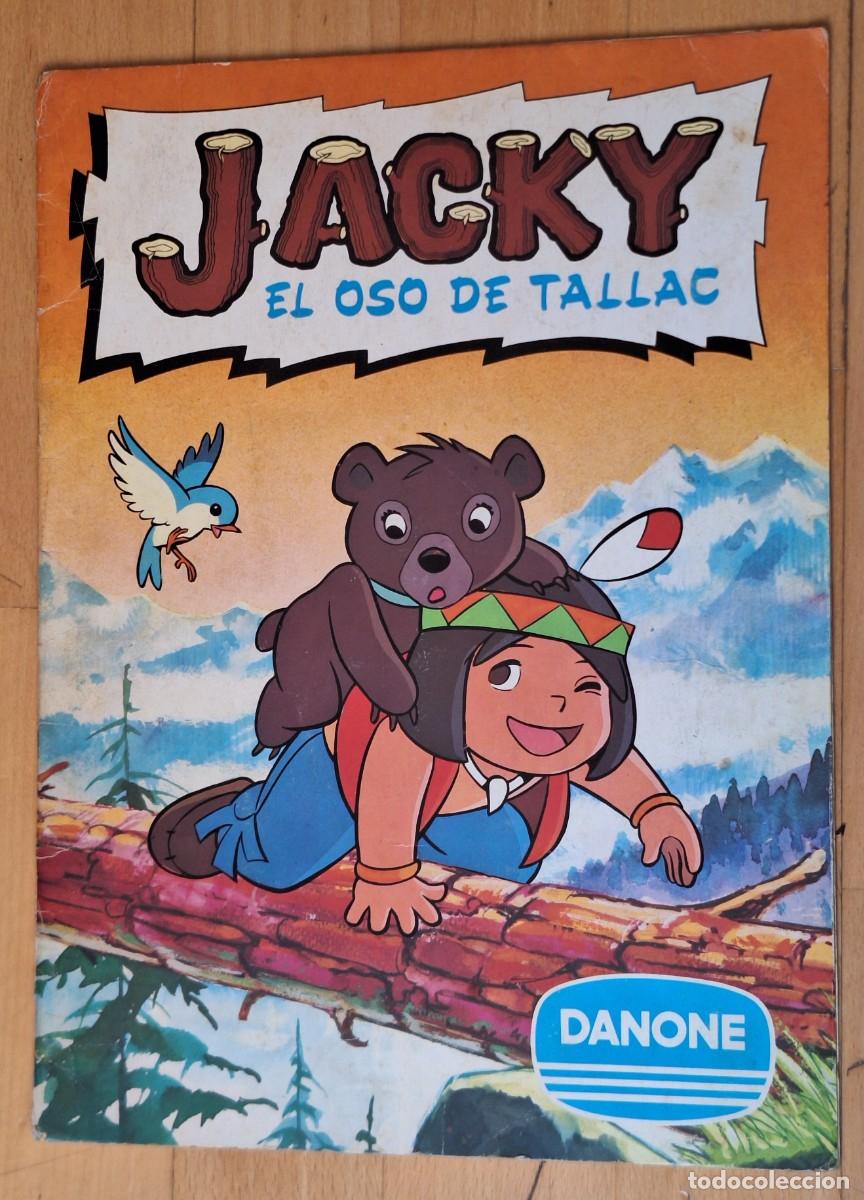 Coleccionismo &Aacute;lbum: ALBUM DE CROMOS ANTIGUO COMPLETO (94 CROMOS) - JACKY EL OSO DE TALLAC - A&Ntilde;O 1978 - DANONE