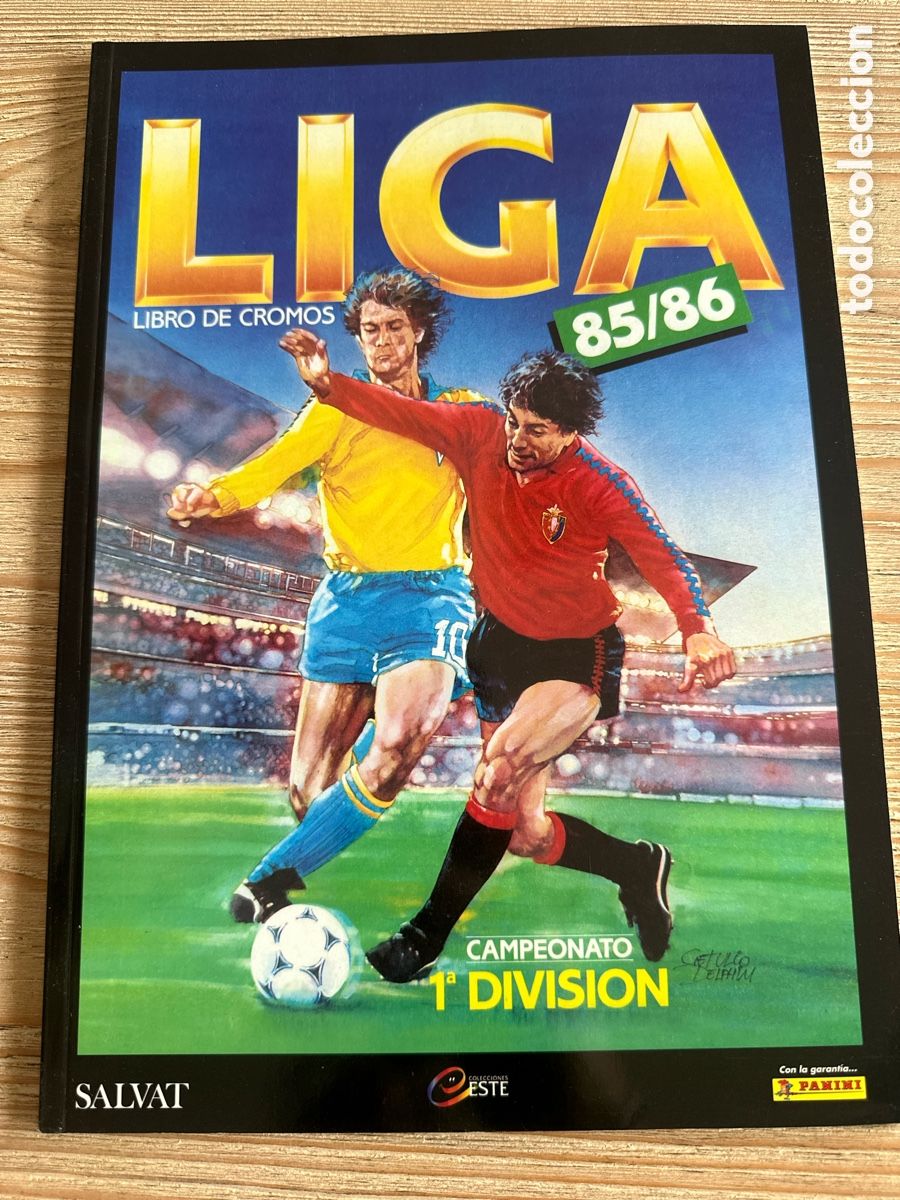 Coleccionismo &Aacute;lbum: ALBUM FACSIMIL LIGA ESTE 1985-1986 85-86 COLECCIONES ESTE PANINI SALVAT