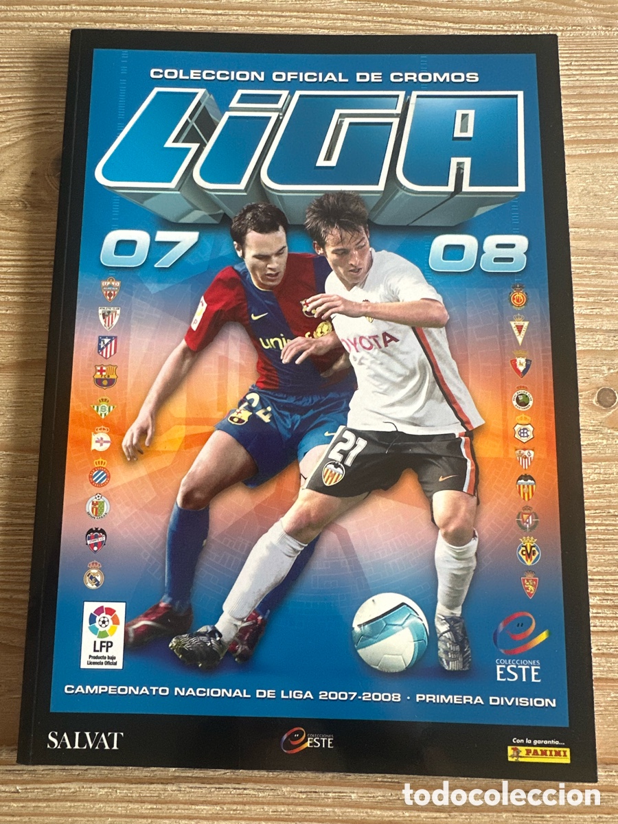 Coleccionismo &Aacute;lbum: ALBUM FACSIMIL LIGA ESTE 2007-2008 07-08 COLECCIONES ESTE PANINI SALVAT
