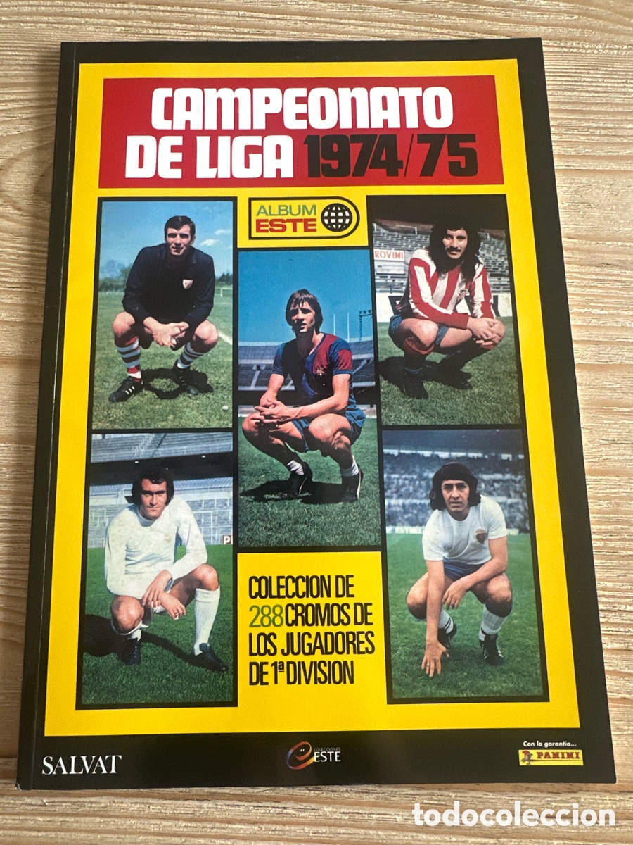 Collectionnisme Album: ALBUM FACSIMIL LIGA ESTE 1974-1975 74-75 COLECCIONES ESTE PANINI SALVAT
