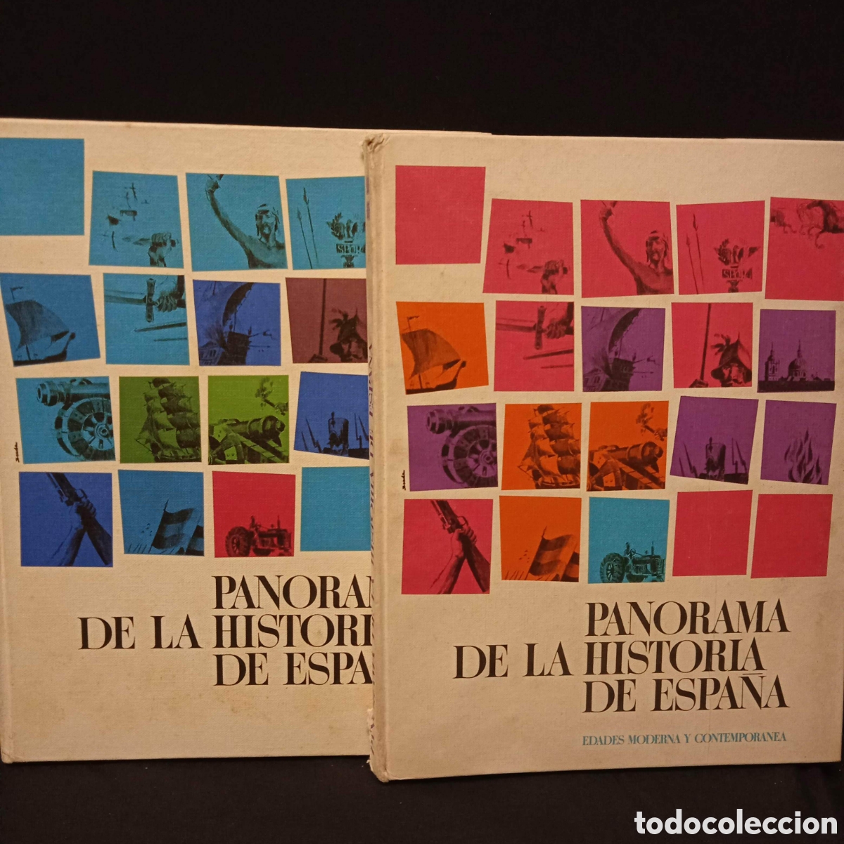 Coleccionismo &Aacute;lbum: PANORAMA DE LA HISTORIA DE ESPA&Ntilde;A (2VOLS) - &Aacute;LBUMES DE CROMOS COMPLETOS - NESTL&Eacute; 1965 1966