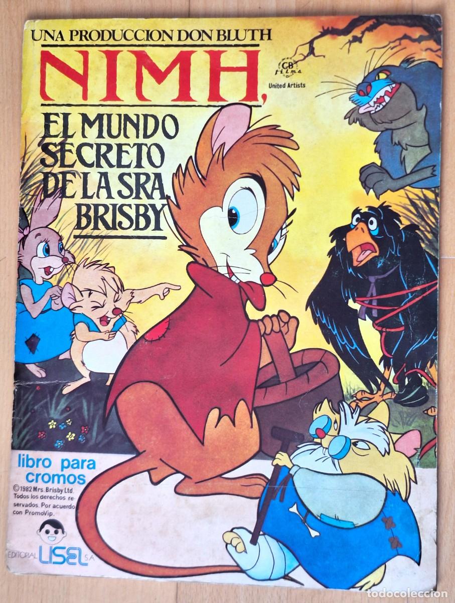 Coleccionismo &Aacute;lbum: ALBUM DE CROMOS ANTIGUO COMPLETO (120 CROMOS) - NIMH Y LA SE&Ntilde;ORA BRISBY - A&Ntilde;O 1982 - EDITORIAL LISEL
