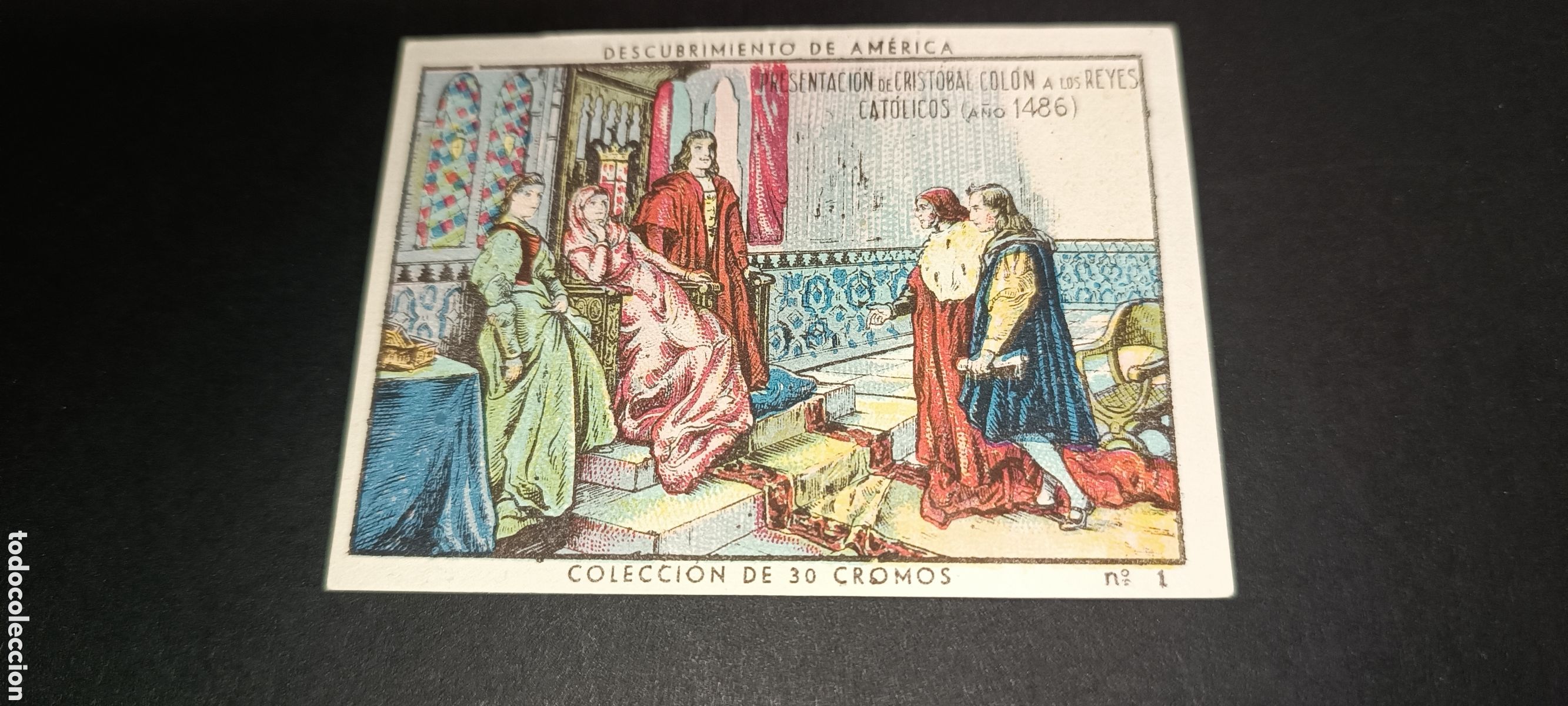 Coleccionismo &Aacute;lbum: - COLECCION COMPLETA DE 30 CROMOS - &rdquo; DESCUBRIMIENTO DE AMERICA &rdquo; - FARMACIA Y LABORATORIO ARTIGUES