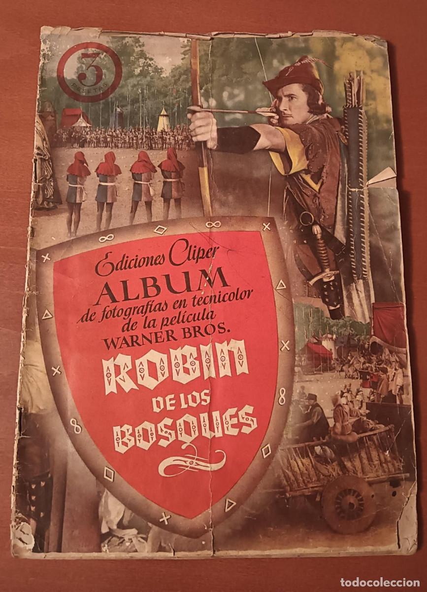 Coleccionismo &Aacute;lbum: ROBIN DE LOS BOSQUES ALBUM DE CROMOS COMPLETO CLIPER
