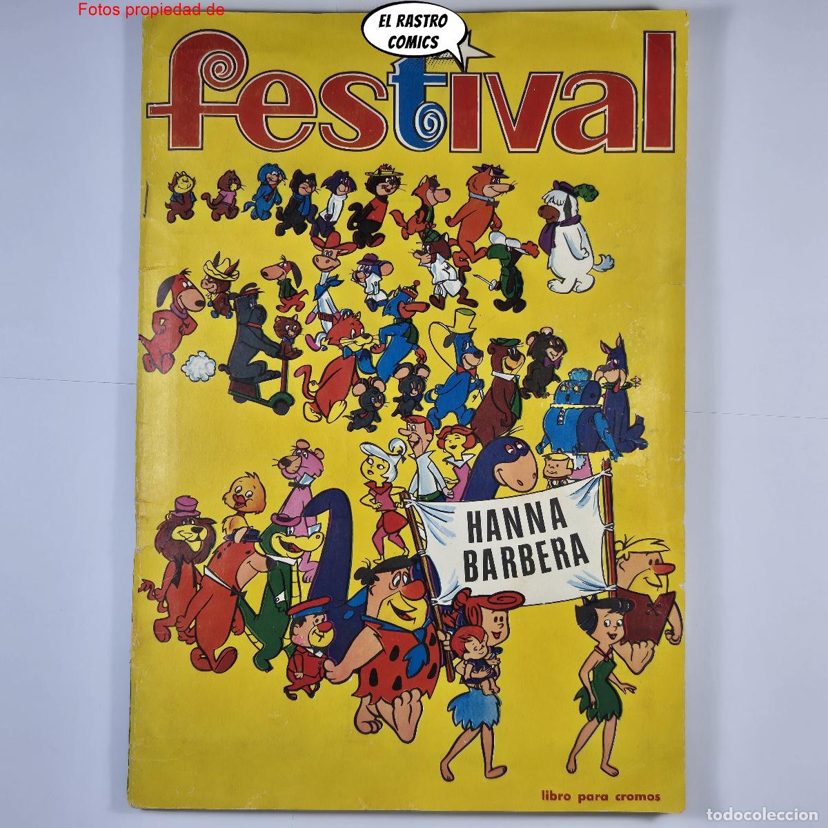 Coleccionismo &Aacute;lbum: Album Festival Hanna Barbera, completo 210 cromos, ed Fher 1971