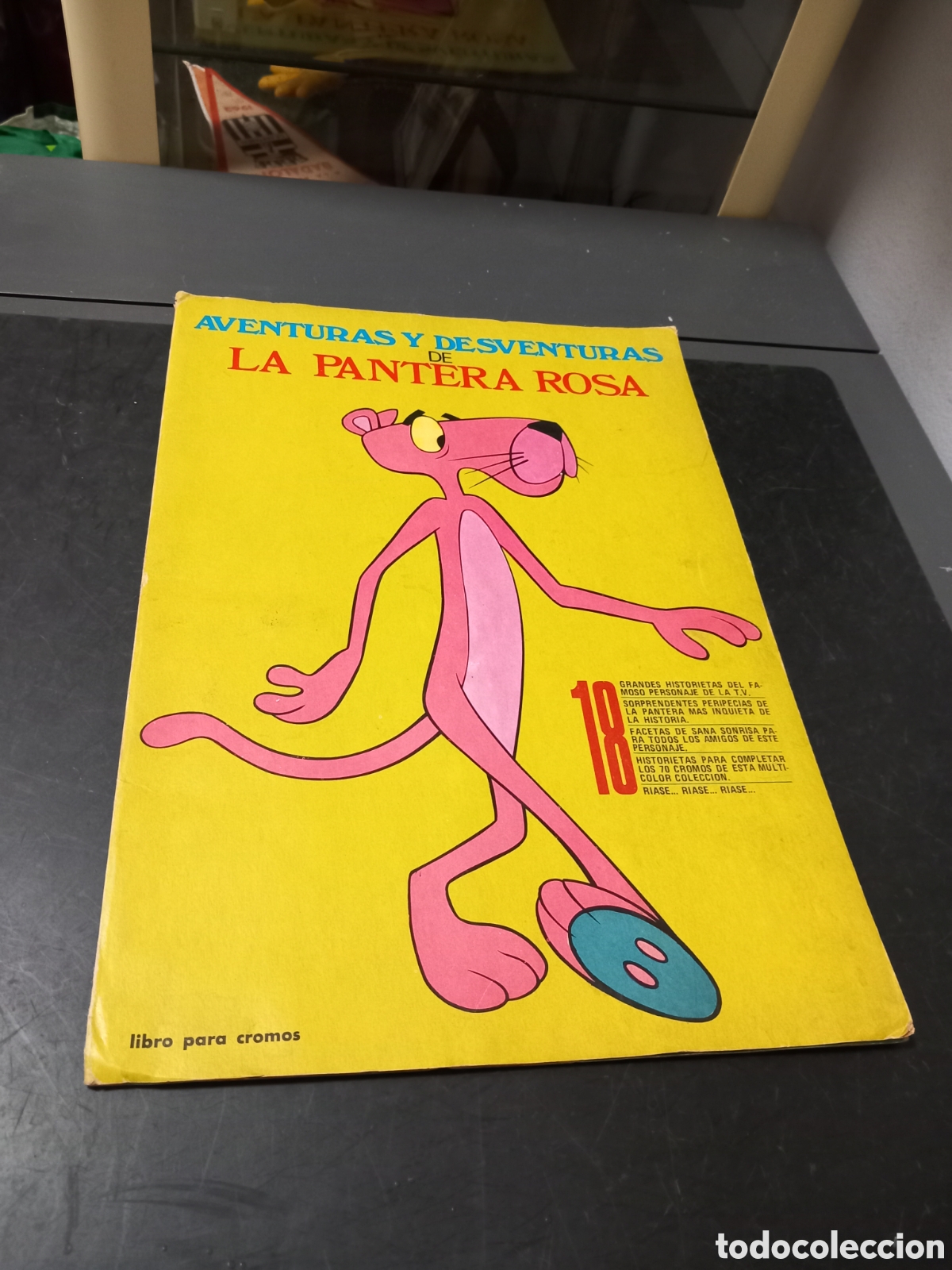 Coleccionismo &Aacute;lbum: ALBUM CROMOS AVENTURAS Y DESVENTURAS DE LA PANTERA ROSA FHER COMPLETO A&Ntilde;O 1973 ORIGINAL