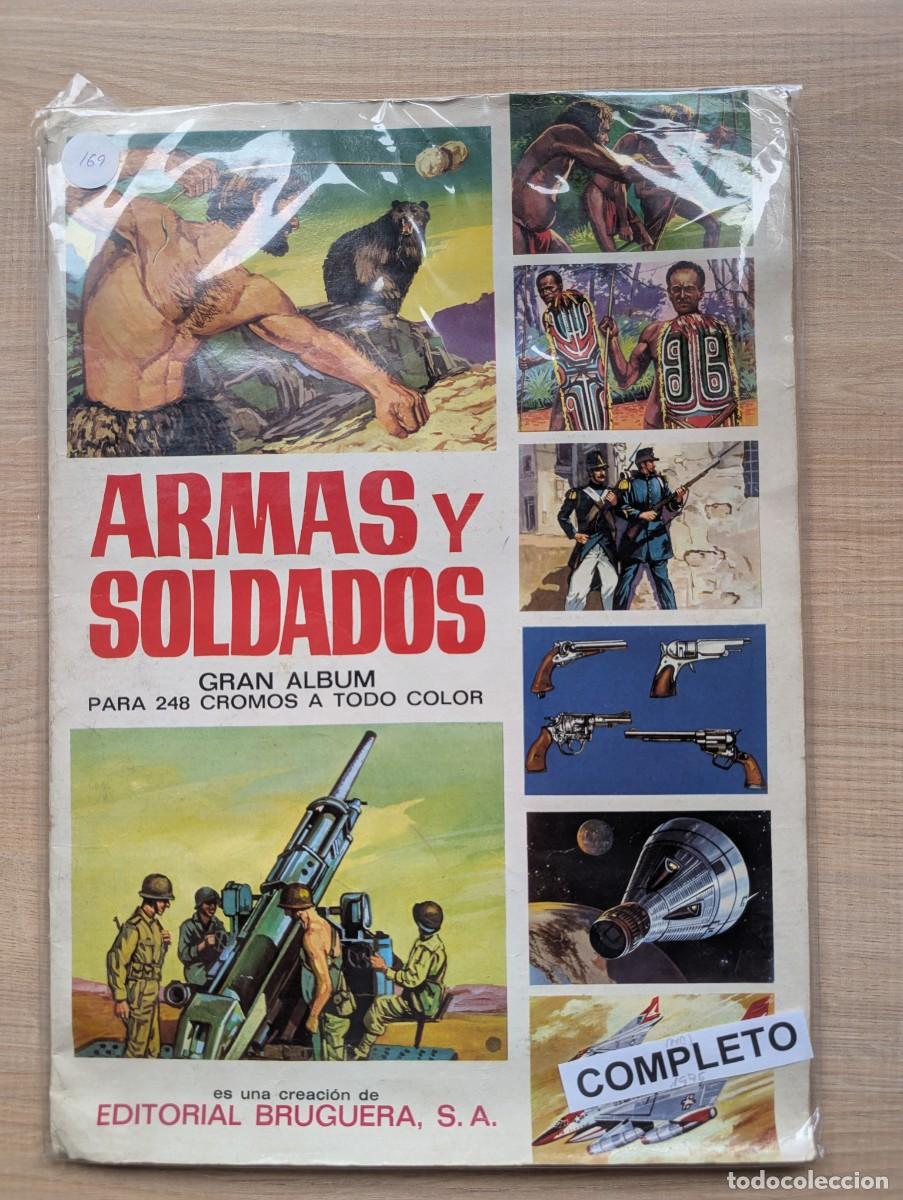 Coleccionismo &Aacute;lbum: &Aacute;lbum armas y soldados Ed Bruguera 1972 COMPLETO