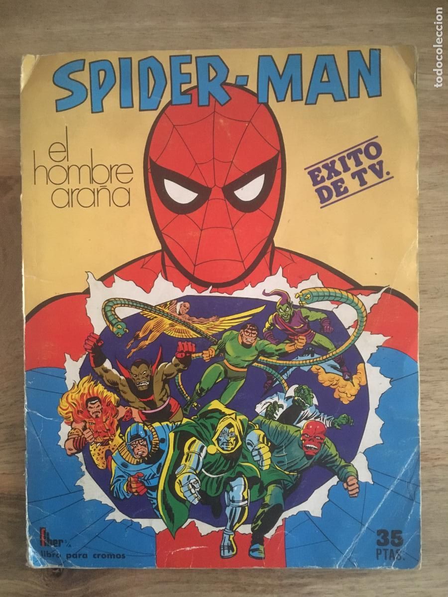 Coleccionismo &Aacute;lbum: spiderman spider-man fher album de cromos completo buen estado