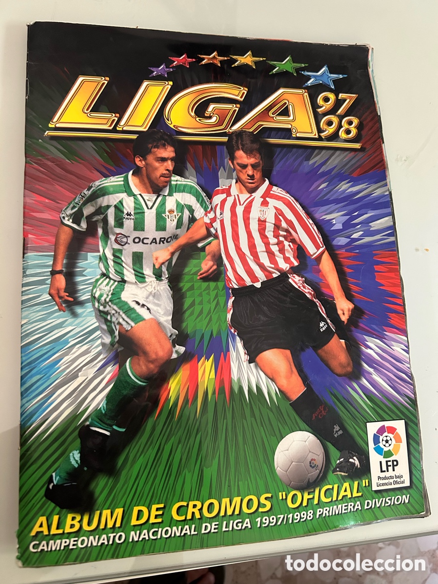 Coleccionismo &Aacute;lbum: &Aacute;lbum de cromos liga 97/98