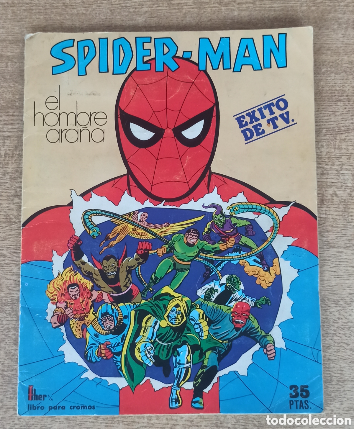 Coleccionismo &Aacute;lbum: Spiderman - El hombre ara&ntilde;a - Editorial Fher 1981 - Album completo - Leer descripci&oacute;n
