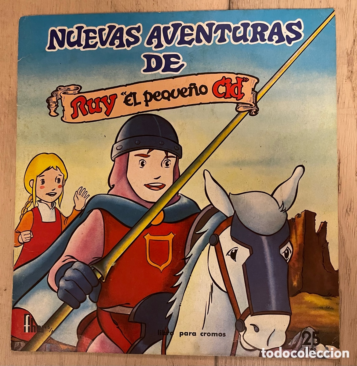 Coleccionismo &Aacute;lbum: Nuevas aventuras de Ruy el peque&ntilde;o Cid. &Aacute;lbum de cromos completo