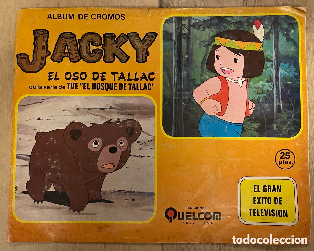 Coleccionismo &Aacute;lbum: Jacky el oso de Tallac. &Aacute;lbum de cromos completo