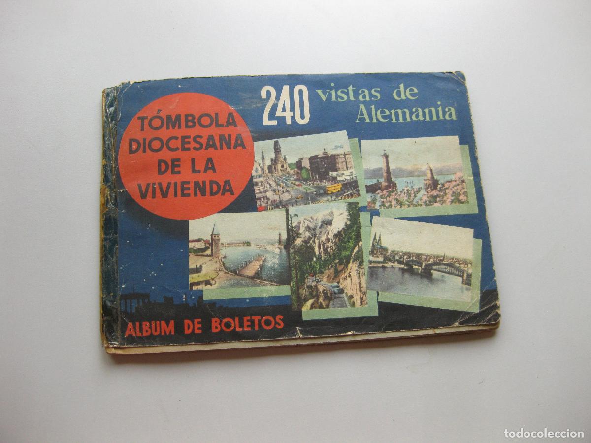 Coleccionismo &Aacute;lbum: ALBUM DE CROMOS DE LA T&Oacute;MBOLA DIOCESANA DE LA VIVIENDA. 240 VISTAS DE ALEMANIA. COMPLETO. BOLETOS