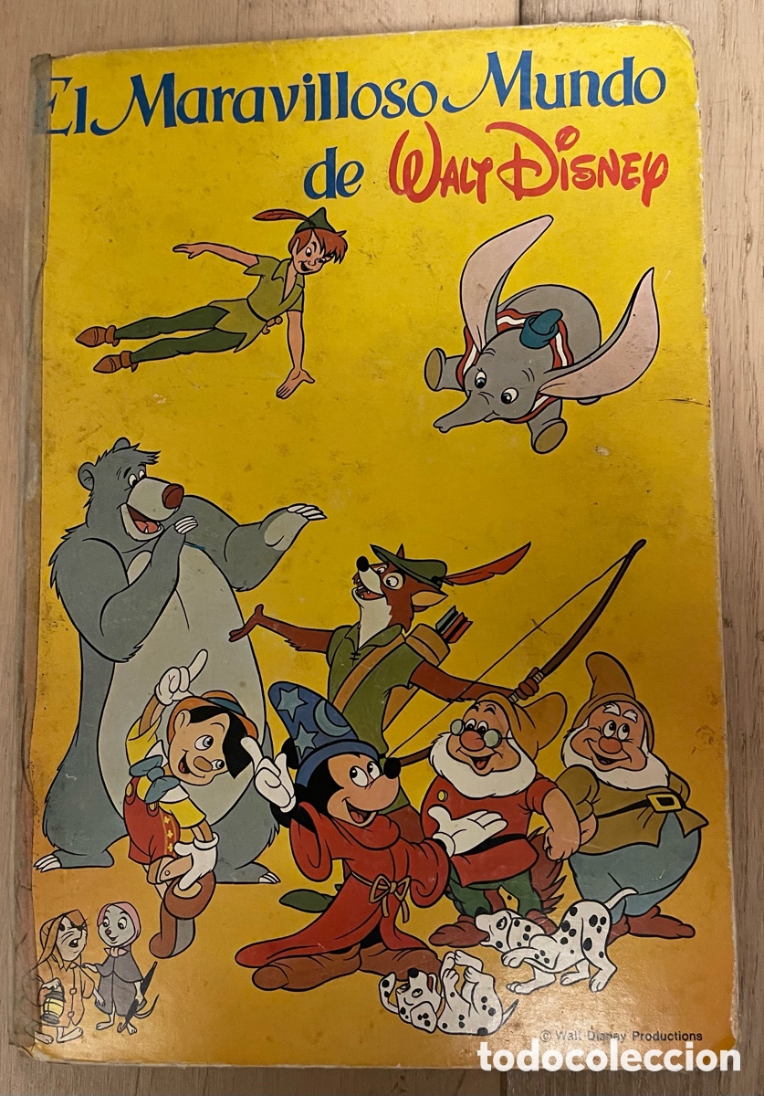 Coleccionismo &Aacute;lbum: El maravilloso mundo de Walt Disney. &Aacute;lbum de cromos completo