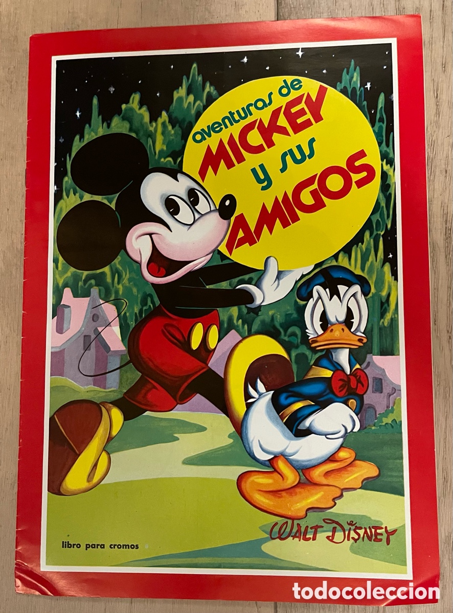 Coleccionismo &Aacute;lbum: Aventuras de Mickey y sus amigos. Album de cromos completo.