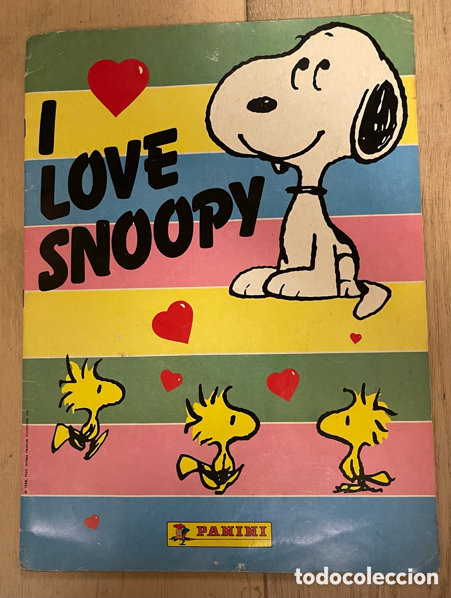 Coleccionismo &Aacute;lbum: I love Snoopy. Album de cromos completo
