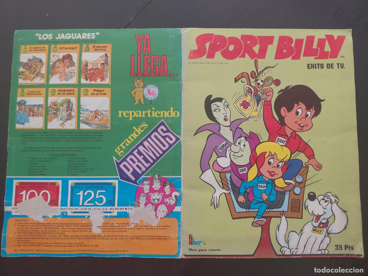 Coleccionismo &Aacute;lbum: Sport Billy Fher Album de cromos Completo a falta de 1 cromo