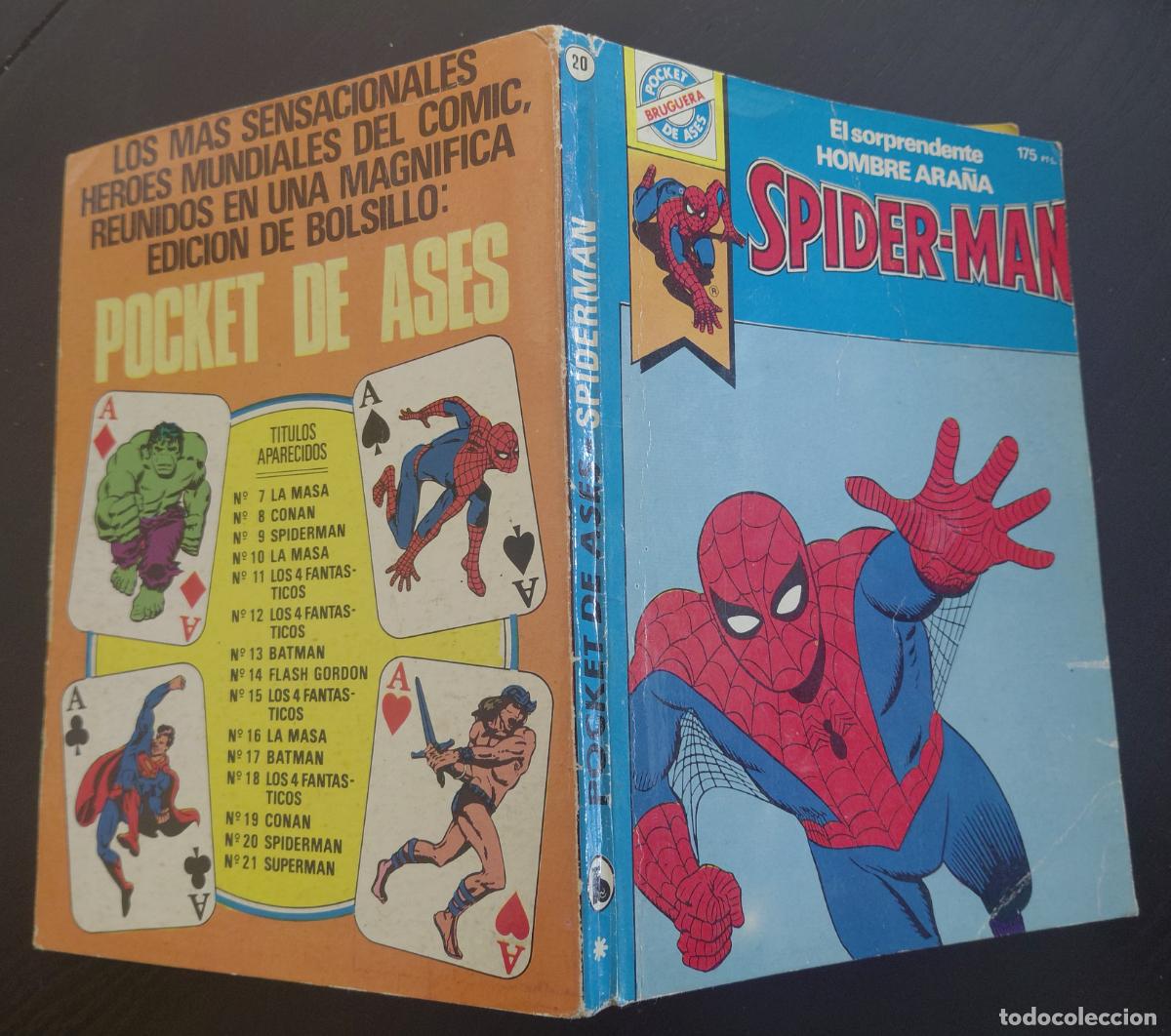 Coleccionismo &Aacute;lbum: Pocket de Ases Bruguera N&ordm; 20 Spiderman