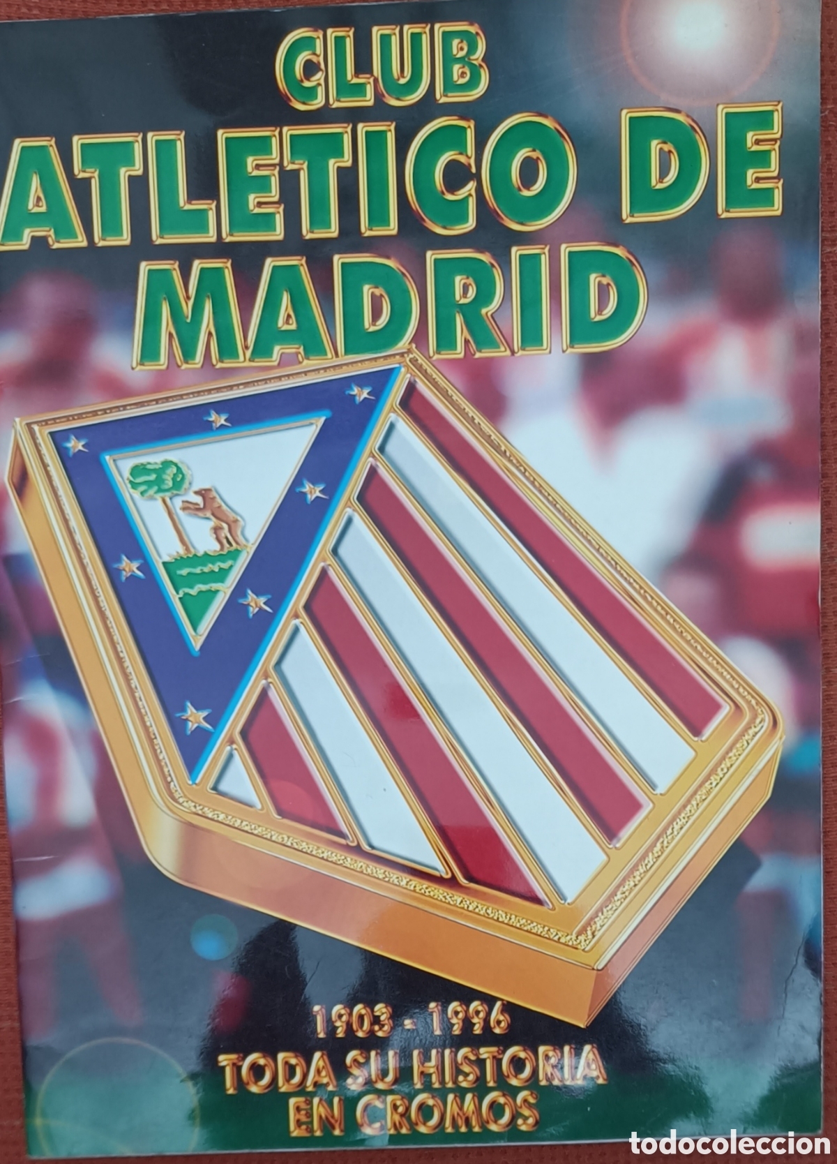 Coleccionismo &Aacute;lbum: Liga este mil novecientos noventa y seis club Atl&eacute;tico de Madrid a &aacute;lbum completo en buen estado tod