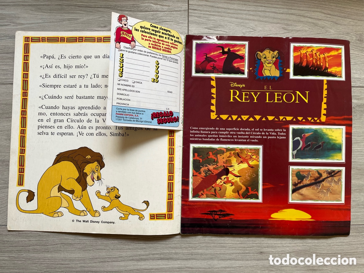 Coleccionismo &aacute;lbum: Album completo El Rey Leon - Foto 2