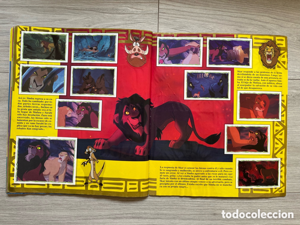 Coleccionismo &aacute;lbum: Album completo El Rey Leon - Foto 17