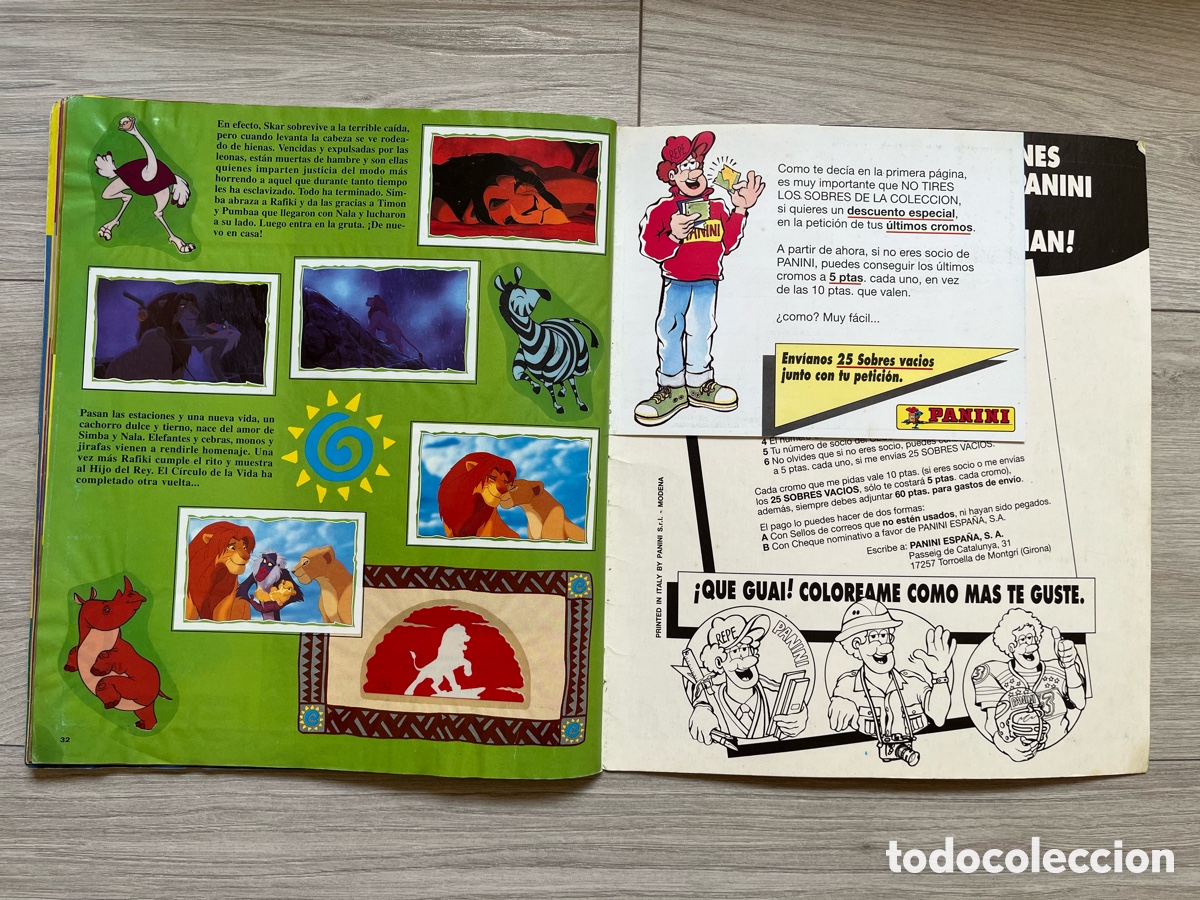 Coleccionismo &aacute;lbum: Album completo El Rey Leon - Foto 18