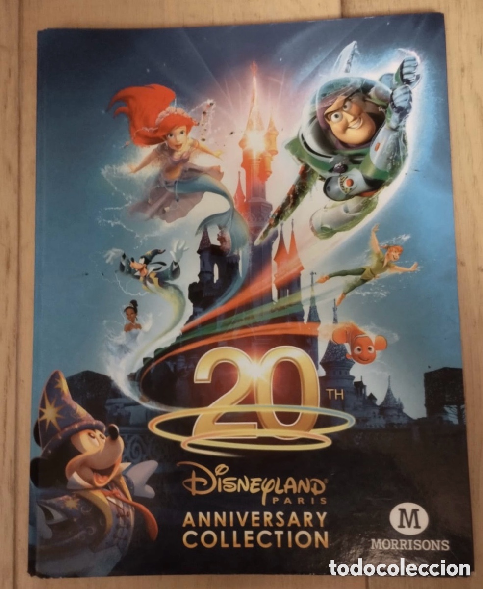 Coleccionismo &Aacute;lbum: 20th Disneyland Paris anniversary collection. Album de cromos completo