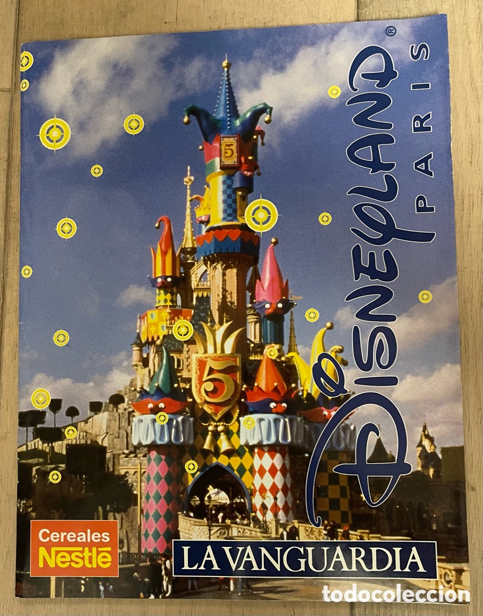 Coleccionismo &Aacute;lbum: Disneyland Paris cereales Nestl&eacute; La Vanguardia. &Aacute;lbum de cromos completo