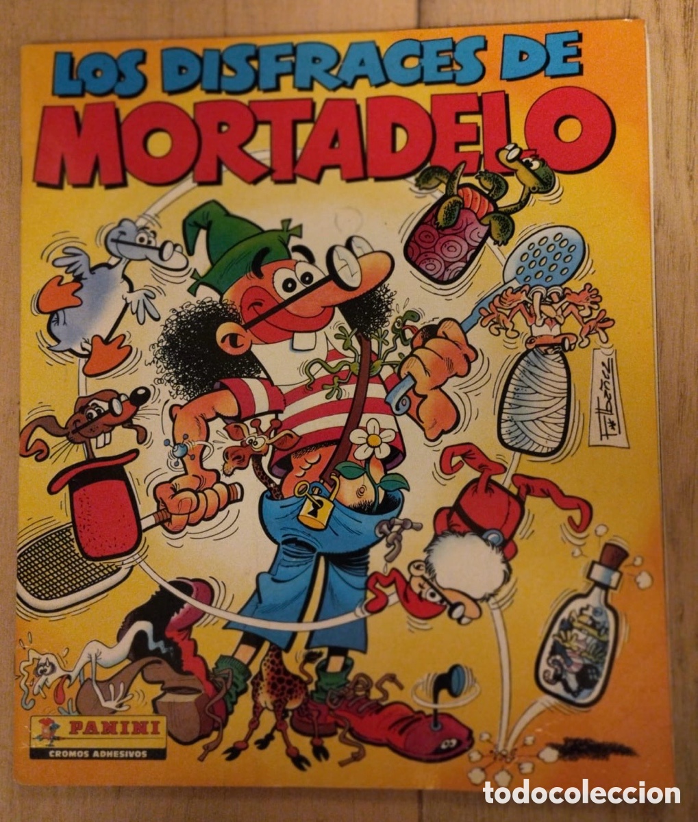Coleccionismo &Aacute;lbum: Los disfraces de Mortadelo. &Aacute;lbum de cromos completo