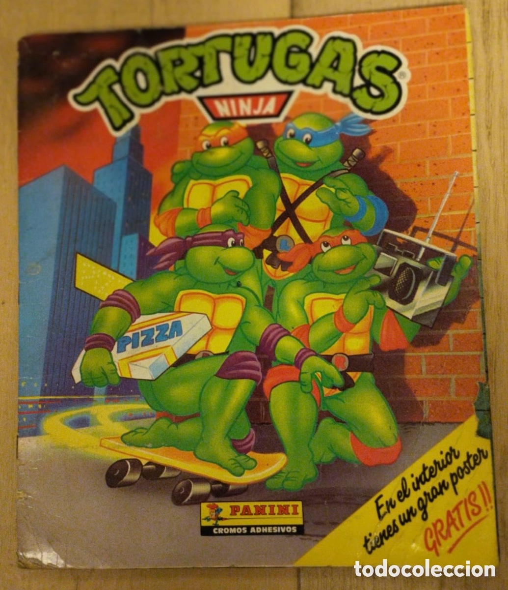 Coleccionismo &Aacute;lbum: Tortugas Ninja. &Aacute;lbum de cromos completo