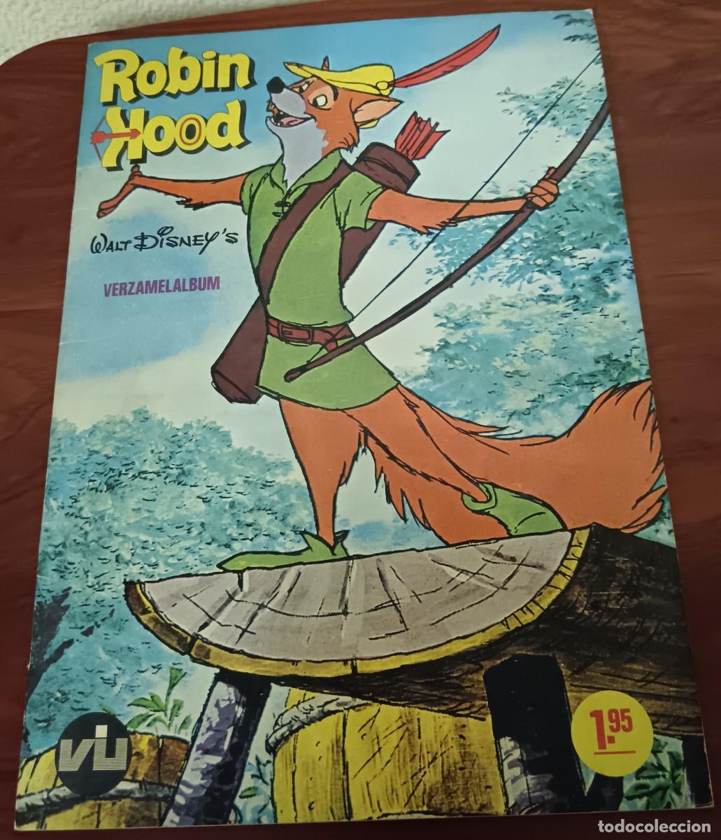 Coleccionismo &aacute;lbum: &Aacute;LBUM COMPLETO ROBIN HOOD WALT DISNEY EDITORIAL FHER A&Ntilde;O 1975 EN NEERLAND&Eacute;S