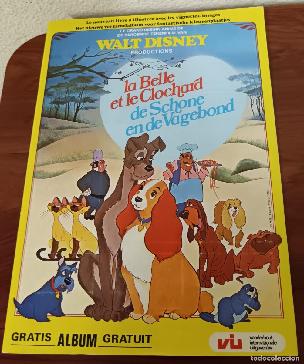 Coleccionismo &aacute;lbum: LA BELLE ET LE CLOCHARD DE SCHONE EN DE VAGEBOND WALT DISNEY EDITORIAL FHER A&Ntilde;O 1977 EN NEERLAND&Eacute;S
