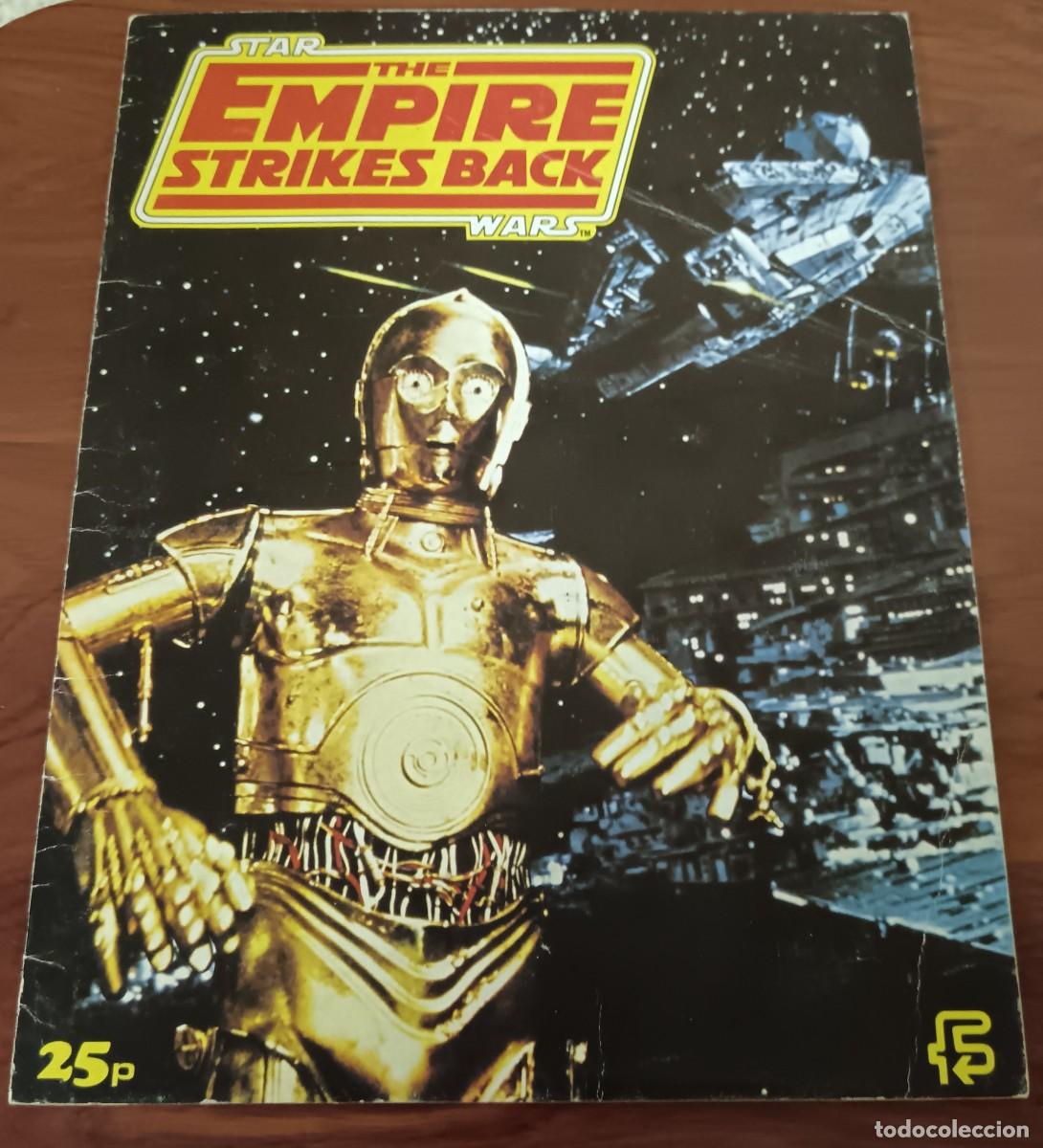 Coleccionismo &aacute;lbum: &Aacute;LBUM COMPLETO THE EMPIRE STRIKES BACK STAR WARS LUCAS FILM EDITORIAL FHER A&Ntilde;O 1980 EN INGL&Eacute;S