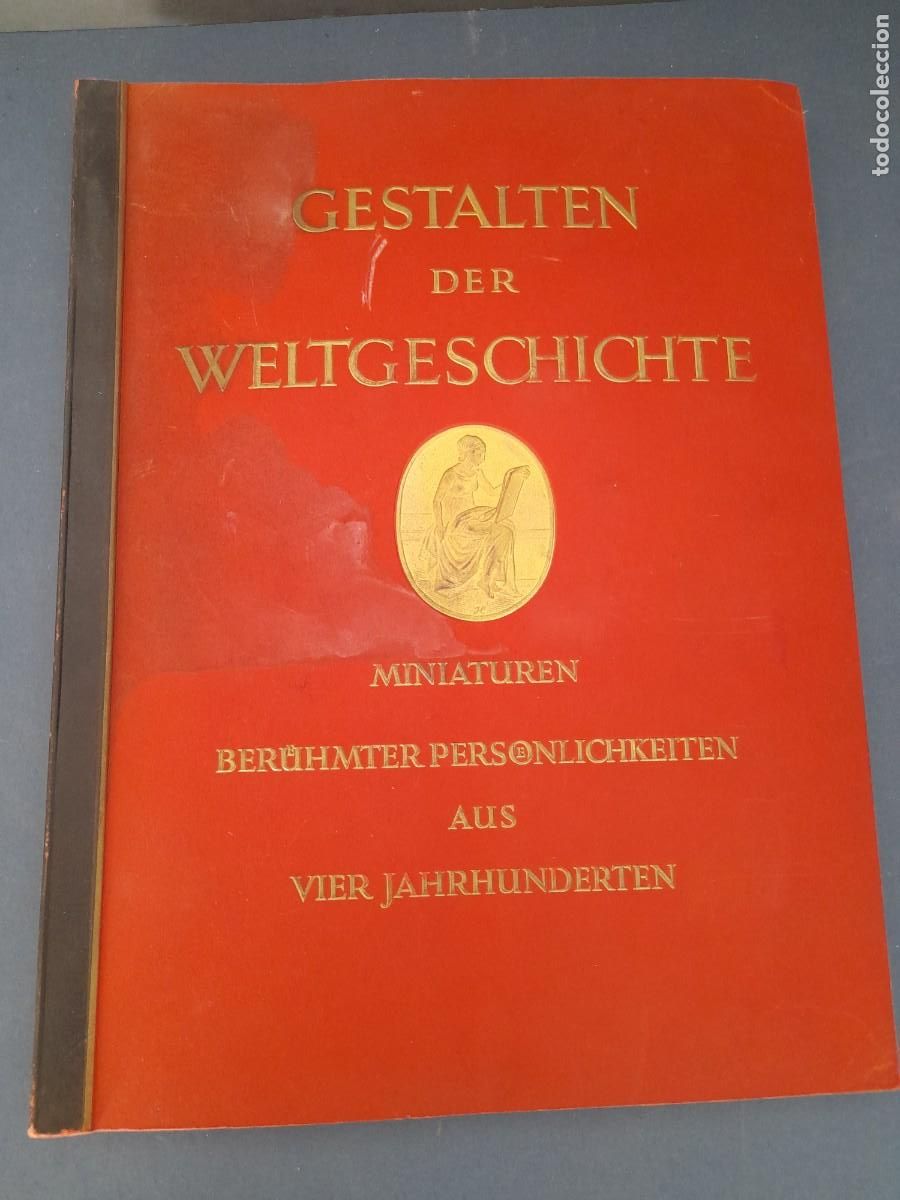 Coleccionismo &aacute;lbum: Album de cromos alemanes, figuras de la historia / gestalten der weltgeschichte, 1936 , completo