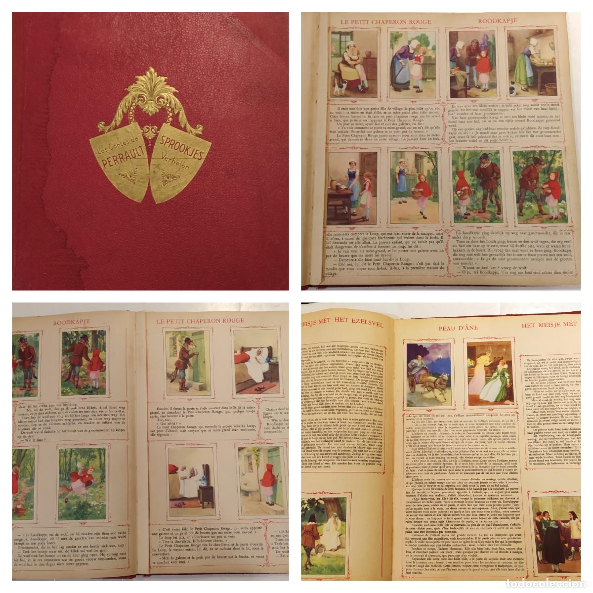 Coleccionismo &aacute;lbum: LES CONTES DE PERRAULT - ALBUM DE CROMOS COMPLETO - CAPERUCITA ROJA , EL GATO CON BOTAS Y ETC