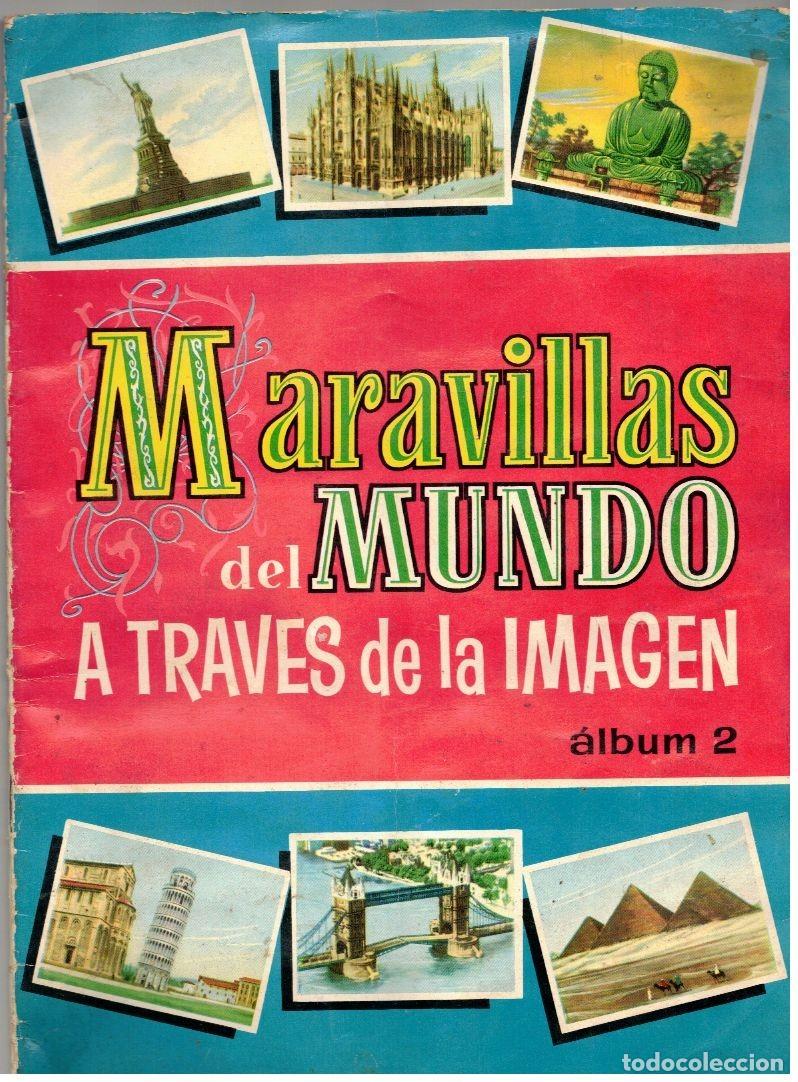 Coleccionismo &aacute;lbum: Maravillas del mundo. &Aacute;lbum 2 (Chocolates Casas), 125 cromos.