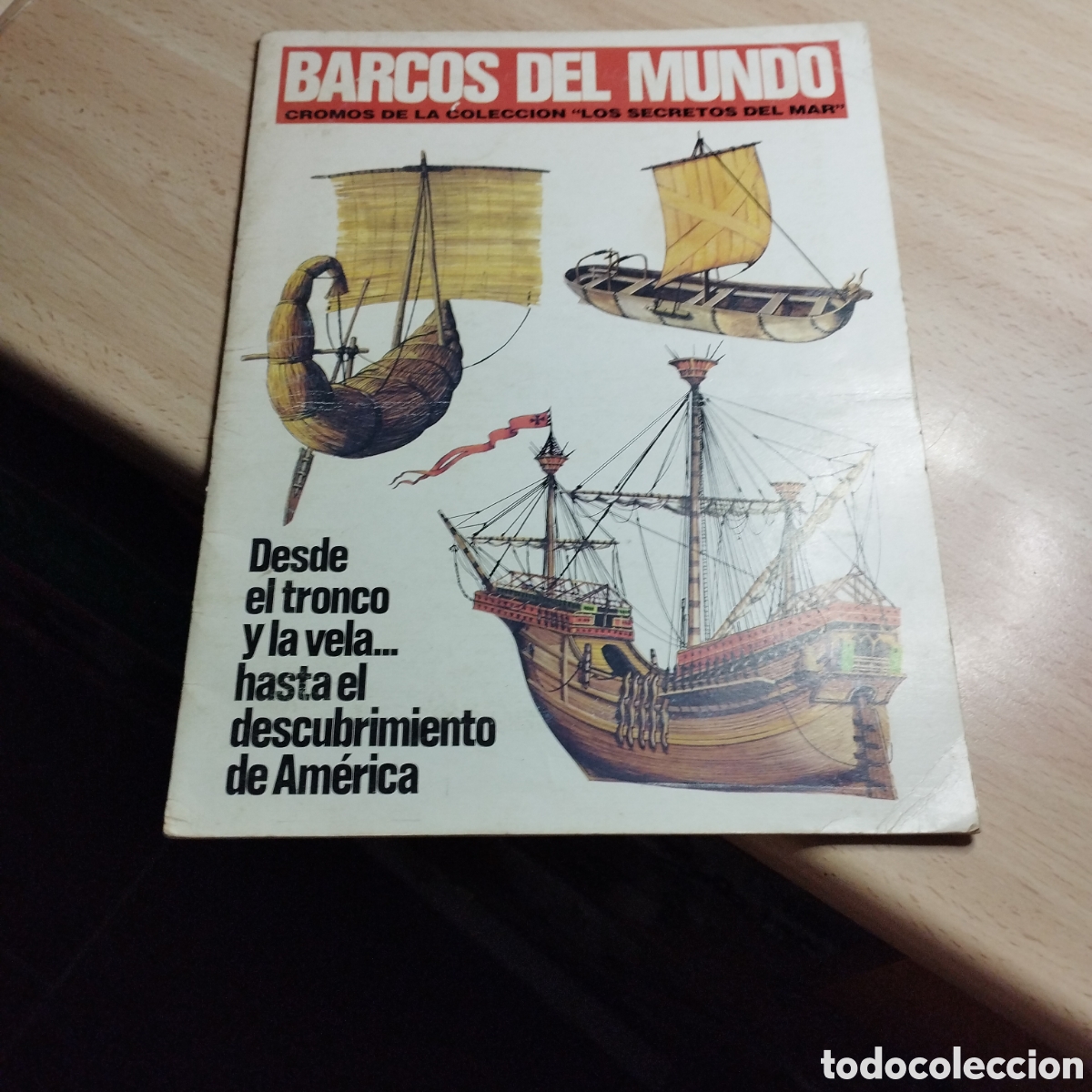 Coleccionismo &aacute;lbum: &Aacute;lbum completo. Barcos del mundo. 1983. Ediciones Urbion