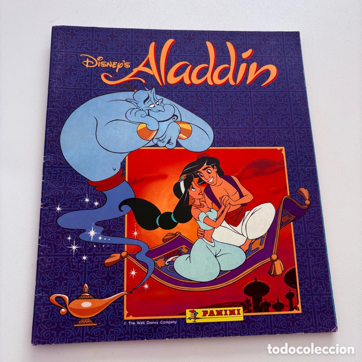 Coleccionismo &aacute;lbum: album de cromos completo disney's aladdin de panini