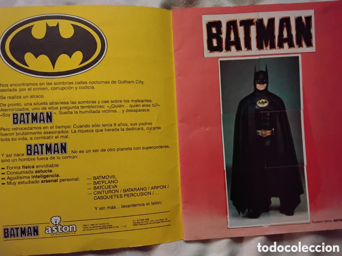Coleccionismo &aacute;lbum: ALBUM BATMAN COMPLETO - Foto 2