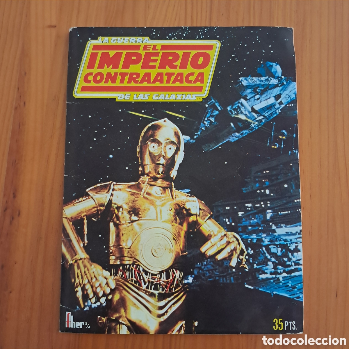 Coleccionismo &aacute;lbum: LA GUERRA DE LAS GALAXIAS. EL IMPERIO CONTRAATACA. Ed. Fher. 1980