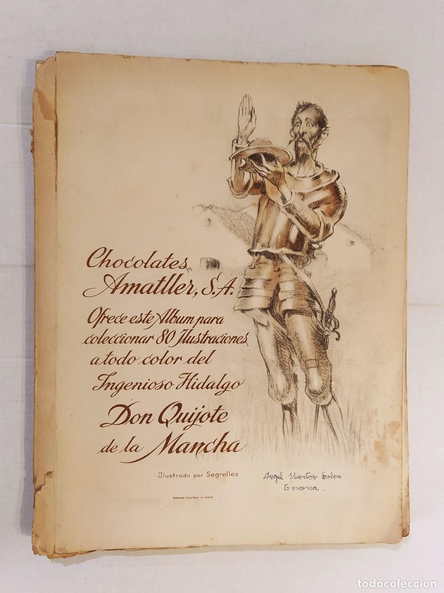Coleccionismo &aacute;lbum: DON QUIJOTE DE LA MANCHA - CHOCOLATES AMATLLER - ALBUM DE CROMOS COMPLETO -VER FOTOS-(V-28.284)