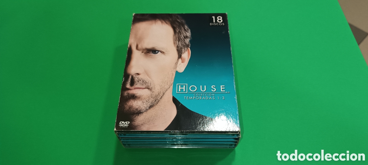 Coleccionismo &aacute;lbum: SERIE COMPLETA DE 3 TEMPORADAS EN DVD - &rdquo; HOUSE &rdquo; - 18 DISCOS - MUY BUEN ESTADO