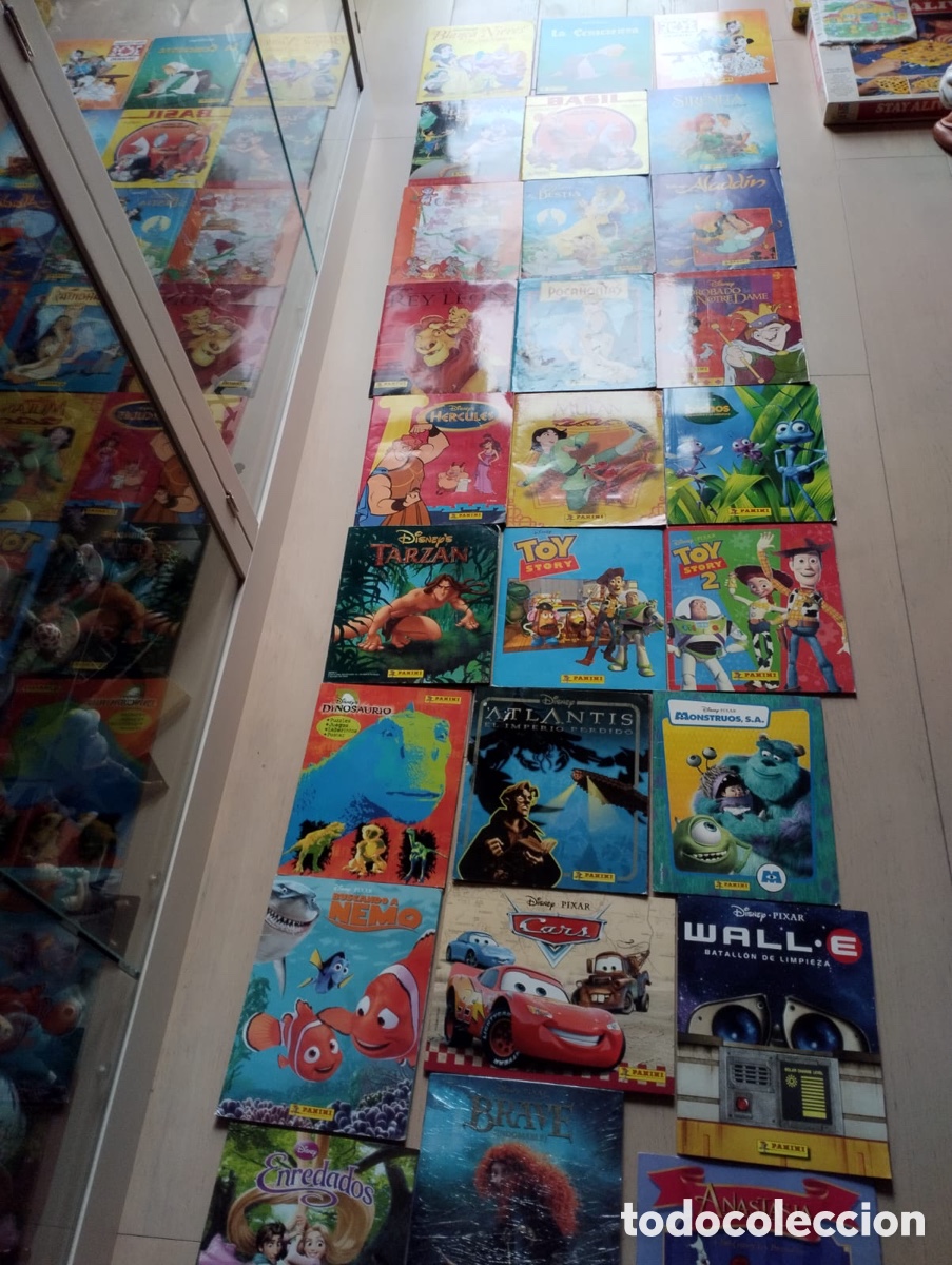 Coleccionismo &aacute;lbum: Lote 27 &aacute;lbumes de cromos Disney completos al 50% de su precio