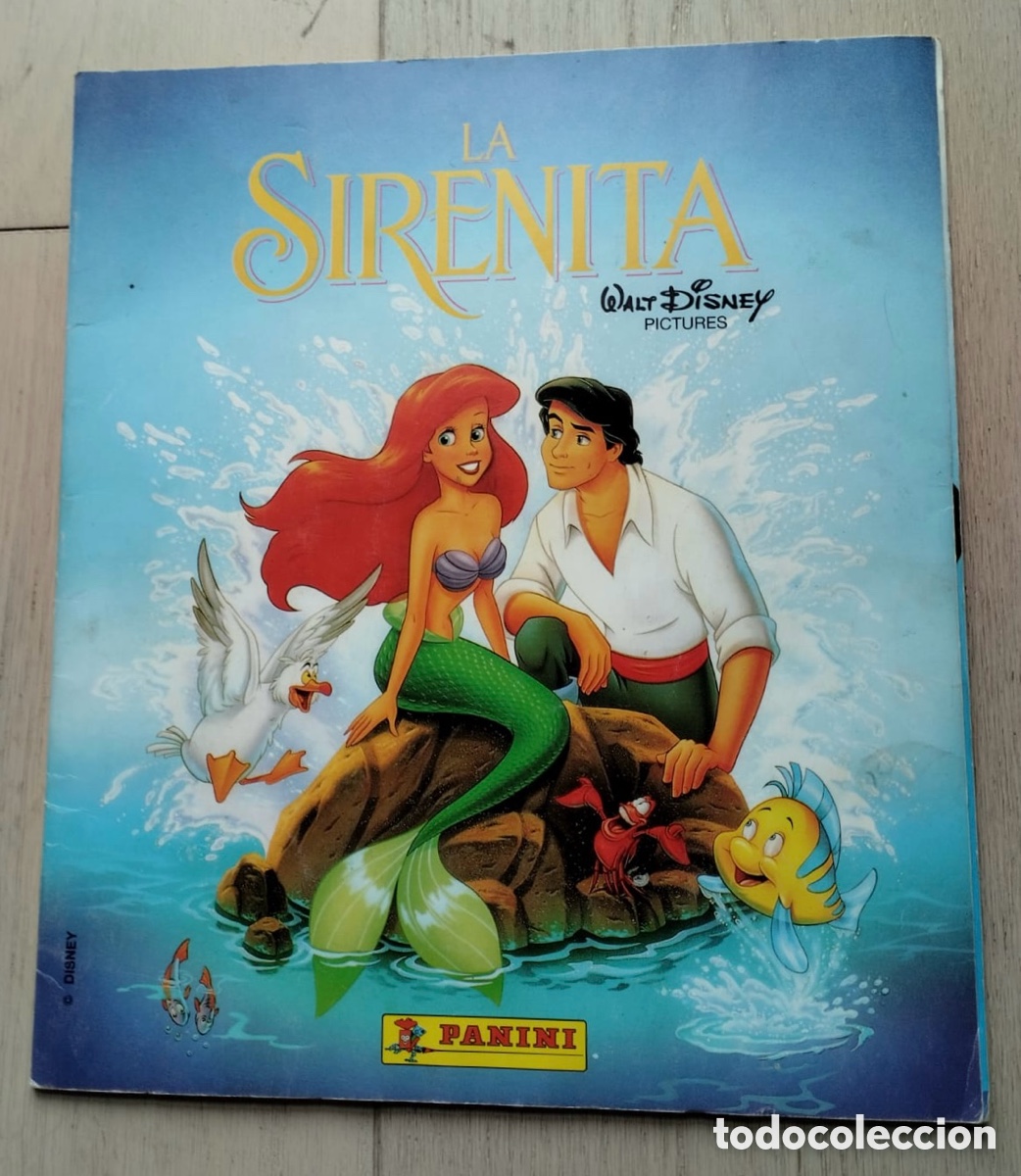 Coleccionismo &aacute;lbum: Album de cromos completo la sirenita
