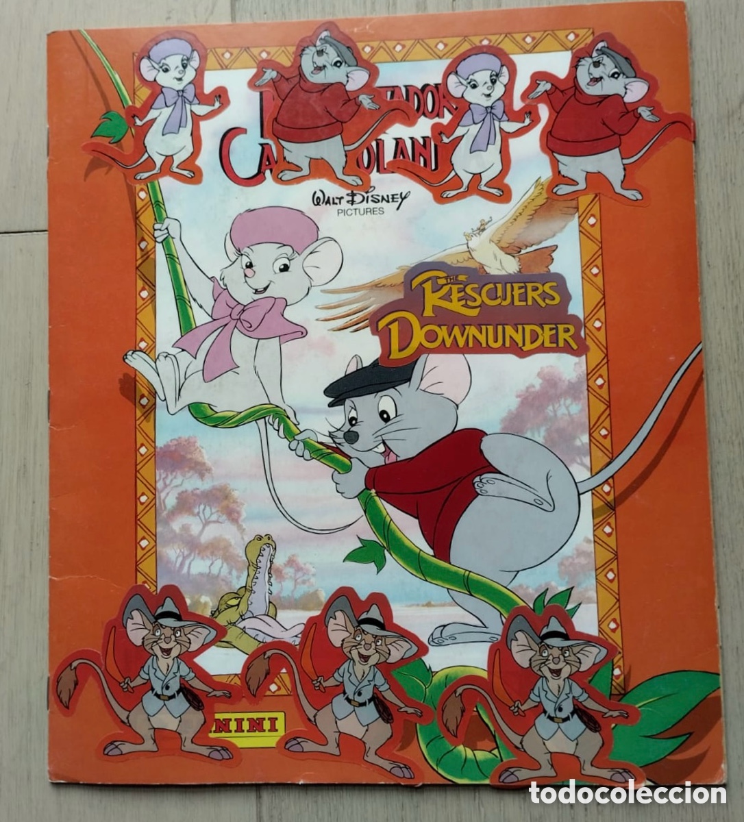 Coleccionismo &aacute;lbum: Album de cromos completo los rescatadores en cangurolandia