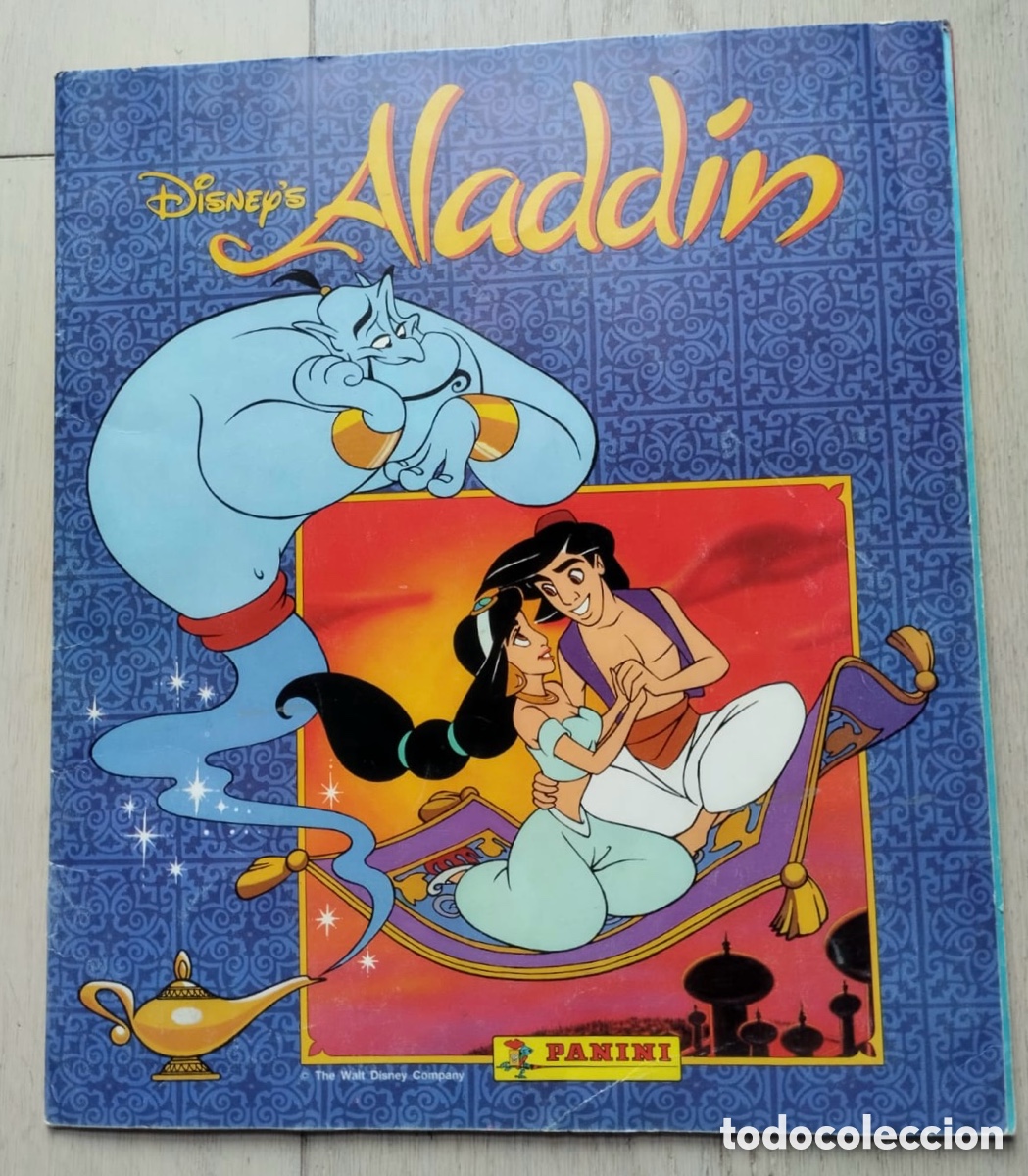 Coleccionismo &aacute;lbum: Album de cromos completo Aladdin